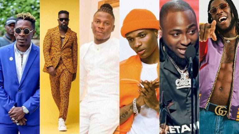 Davido, Burna Boy, Wizkid, Sarkodie, African Music Artist